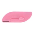 thumbnail image 1 of 1 Pc Retractable Double-ended Eyebrow Trimmer for Bathroom Bedroom Rose Red ABS Stainless Steel, 1 of 2
