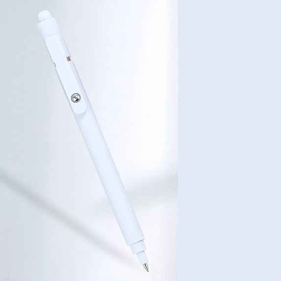 1 Pc Retractable Gel Pen, Morandi Aesthetic Design Pen with Clip, 0.10mm Fine Point Black Ink Pen, Smooth Writing Pen for Journaling, Note-Taking, Office Work and Everyday Stationery