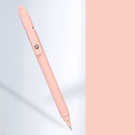 1 Pc Retractable Gel Pen, Morandi Aesthetic Design Pen with Clip, 0.11mm Fine Point Black Ink Pen, Smooth Writing Pen for Journaling, Note-Taking, Office Work and Everyday Stationery