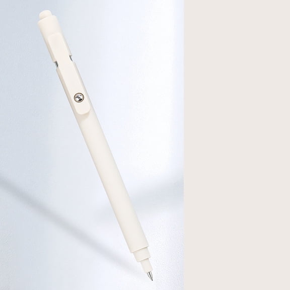1 Pc Retractable Gel Pen, Morandi Aesthetic Design Pen with Clip, 0.9mm Fine Point Black Ink Pen, Smooth Writing Pen for Journaling, Note-Taking, Office Work and Everyday Stationery