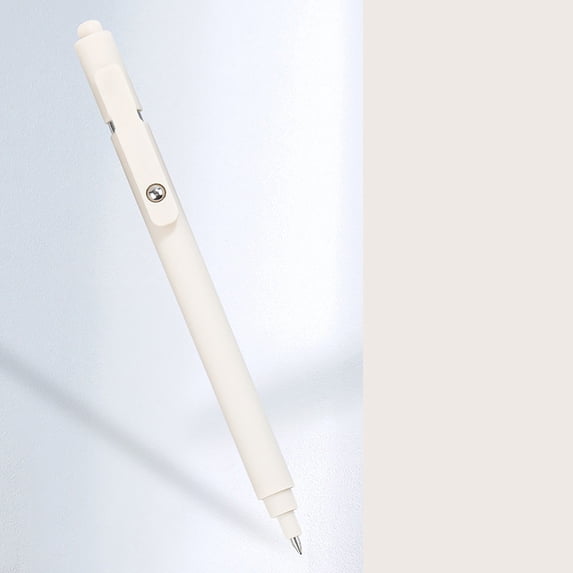 1 Pc Retractable Gel Pen, Morandi Aesthetic Design Pen with Clip, 0.9mm Fine Point Black Ink Pen, Smooth Writing Pen for Journaling, Note-Taking, Office Work and Everyday Stationery