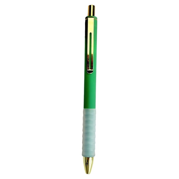 1 Pc Retractable Pens Gel Pens Multi-functional Pen Ballpoint Pens Quick Dry Black Ink Medium Point 1mm Pen with Super Soft Grip Smooth Writing Pens for Office Home, 5.7", Green