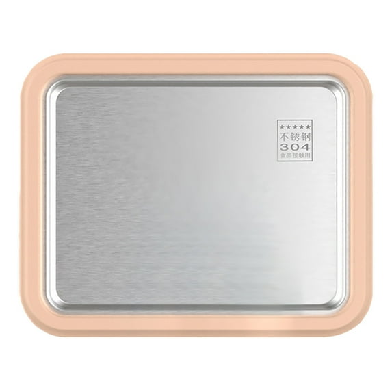 1 Pc Rolled Ice Cream Maker, Ice Cream Roll Maker, Homemade Stainless Steel Tray Rolled Ice Cream Maker Kit, Yogurt Household Gelato Icecream Instant Cold Plate, 10.24x8.27x1.38 Inch, Fruit Orange