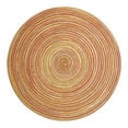 thumbnail image 1 of 1 Pc Round Woven Plate Placemat, Large Washable Weave Table Mats, Non-Slip Table Mats for Dining Plates Table Decor Home Wedding Party, 1 of 4