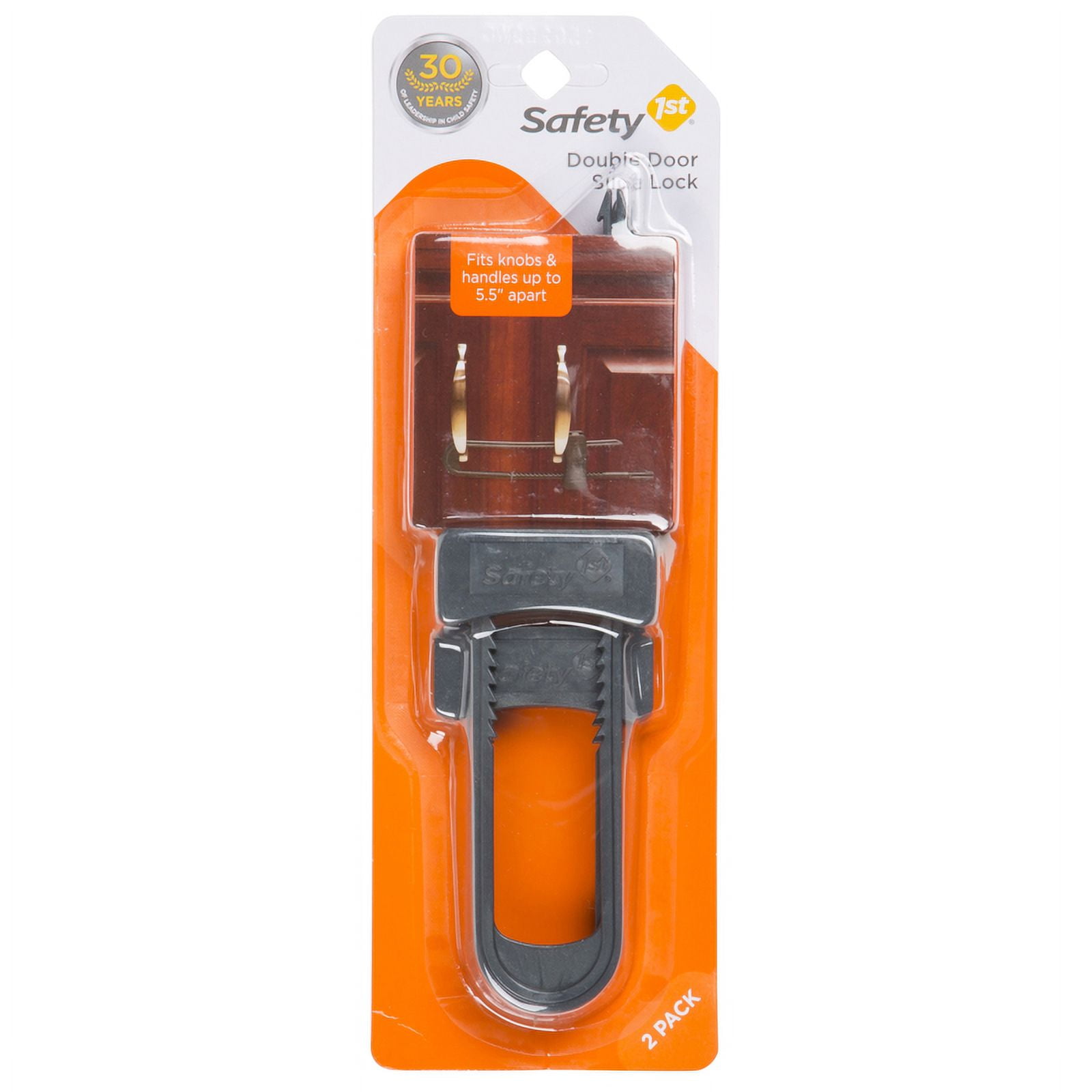 Safety 1st Black Plastic Decor Slide Lock 2 pk Safety 1st Black Plastic Decor Slide Lock 2 pk