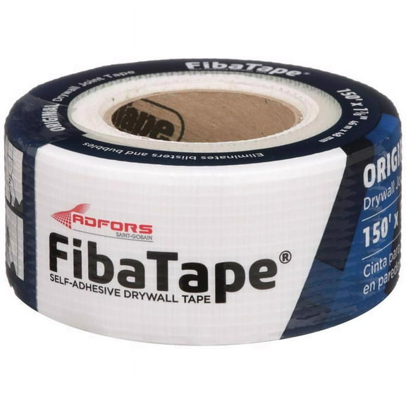 1 Pc, Saint-Gobain Adfors Fiba Tape 150 Ft. L X 1-7/8 In. W Fiberglass Mesh White Self Adhesive Drywall Jo