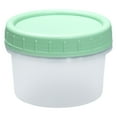 thumbnail image 1 of 1 Pc Salad Dressing Container To Go, 120ml Plastic Small Condiment with Lids, Dipping Sauce Cups Set, Leakproof Reusable for Lunch Box Work Trip, Light Green, 1 of 9