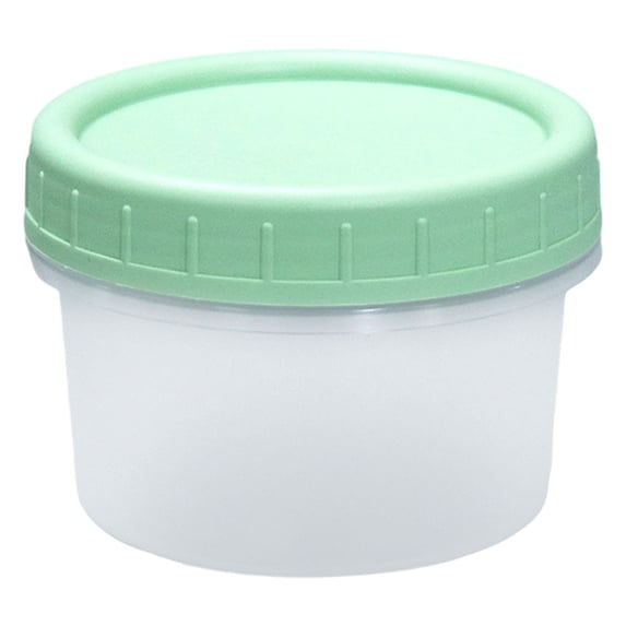 1 Pc Salad Dressing Container To Go, 120ml Plastic Small Condiment with Lids, Dipping Sauce Cups Set, Leakproof Reusable for Lunch Box Work Trip, Light Green