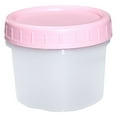 thumbnail image 1 of 1 Pc Salad Dressing Container To Go, 160ml Plastic Small Condiment with Lids, Dipping Sauce Cups Set, Leakproof Reusable for Lunch Box Work Trip, Pink, 1 of 9