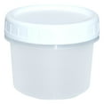 thumbnail image 1 of 1 Pc Salad Dressing Container To Go, 160ml Plastic Small Condiment with Lids, Dipping Sauce Cups Set, Leakproof Reusable for Lunch Box Work Trip, White, 1 of 9