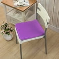 thumbnail image 1 of 1 Pc Seat Cushion Comfort Chair Pads Square Seat Cushion with Ties Soft Dining Chair Pads Chair Pad Cushions for Kitchen Garden Patio Bistros Outdoor & Indoor Chairs, 15.7x15.7x0.79 Inch, Pp, 1 of 4