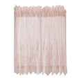 thumbnail image 1 of 1 Pc Sheer Kitchen Valances Curtains 2Pcs Vintage Lace Short Curtains, Cream Floral Embroidered Voile Cafe Curtain for Bedroom Living Room Bathroom Windows Decor, 29.1x35.4 Inch, Pink, 1 of 8