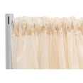 thumbnail image 1 of 1 Pc, Sheer Voile Flame Retardant (Fr) 8Ft H x 118" W Drape/Backdrop Curtain Panel - Champagne for Wedding, Birthday, Shower, Tradeshow, or Event, 1 of 1