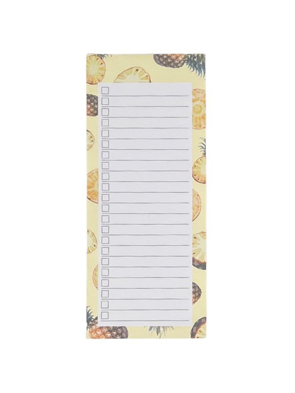 1 Pc Shopping List Pad, Strong Notepads, Tear Off Memo Pads with Fruit Designs for Grocery List, Shopping List, To-Do List, Reminders, 8.38x3.5 inch
