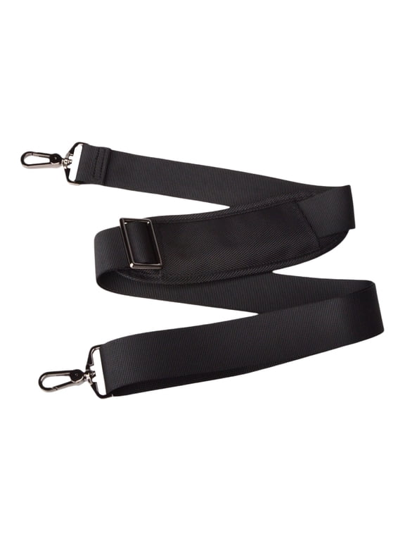 1 Pc Shoulder Bag Strap Adjustable Wide Purse Strap Replacement Crossbody Thick Padded Belt Universal Non-Slip Padded with Metal Swivel Hooks for Laptop Shoulder Bag, Crossbody Bag, 63", Black