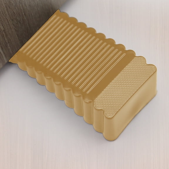 1 Pc, Silicone Door Stopper Wedge, Heavy Duty Door Jammer, Double Sided Flexible Safety Guard, Silent Wall Protector, Home Office Security Tool, 3.6x1.5 Inch