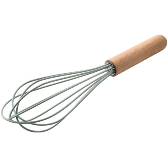 1 Pc Silicone Hand Held Mixer,Portable Eggs Blender,Mutifunctonal Manual Churner,Kitchen Utensil Eggs Whisk for Butter Creame,Bake Eco-Friendly Tool (Green)