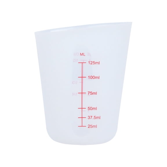 1 Pc Silicone Measuring Cups with Marking, 125 ml Reusable Mixing Pouring Measure Cups, Melt Stir Squeeze and Pour Measuring Cups for Coffee Maker, Butter, Chocolate Mixing