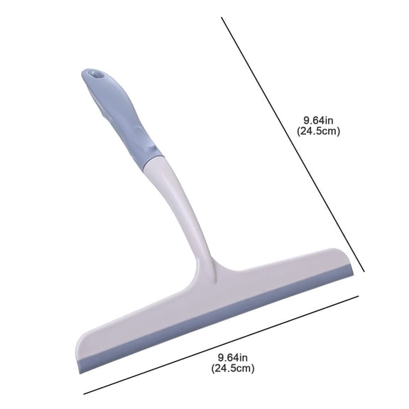 1 Pc Silicone Shower Squeegee Window Cleaning Squeegee Handheld Squeegee for Glass Doors, Windows, Car Windshields & More, 9.64x9.64 Inch, Green