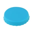 thumbnail image 1 of 1 Pc Reusable Soda Can Lids Silicone Soda Can Cover Lids, Reusable Soda Can Lids Beer Can Covers Pop Can Covers Stopper and Protector for Soda Beer Beverage Juice Coke, 2.4"X0.4", Blue, 1 of 9