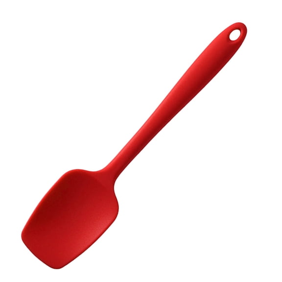1 Pc Silicone Spatula, Rubber Spatula, Upgrade Strong Handle with Ergonomic Grip, Heat Resistant Up to 600°F for Nonstick Cookware, Cooking