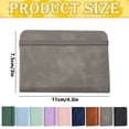 thumbnail image 1 of 1 Pc Small Pocket Notebook Mini Faux Leather Pocket Notebook Small Notebook Softcover Mini Notepad Tiny Journal Notepad with Elastic Rubber Band for Travel Home Writing Supply, 3"x4.3", Gray, 1 of 5