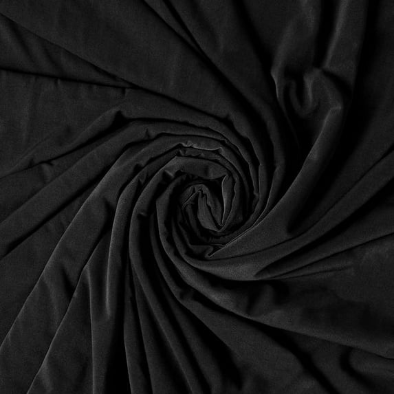 1 Pc, Spandex Stretch 4-Way Fabric Roll 10 Yds 58" - Black for Wedding Craft and Home Decor Project