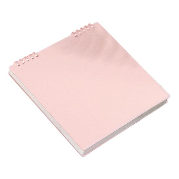 1 Pc Spiral Grid Notebook Journal Notebook Memo Notebook Notepads Grids Notebook Writing Notebook for Sketching Scribbling Notebook Journal Refillable Notebooks, 7.56"x7.90", Pink