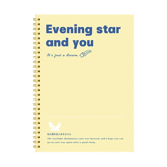 1 Pc Spiral Notebooks Ruled Paper 60 Sheets/120 Pages B5 Fights Ink Bleed Notebook 2-Hole Punched Paper Spiral Lined Notebooks Thick Plastic Hardcover Journals for Work, 9.84x6.89 Inch, Yellow B5
