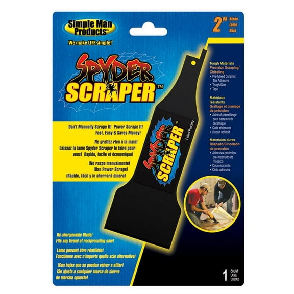 1 Pc, Spyder 2 In. Carbon Steel Scraper 1 Pk