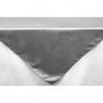 thumbnail image 1 of 1 Pc, Square 54" Satin Table Overlay - Silver For Wedding Or Event Decor, 1 of 1