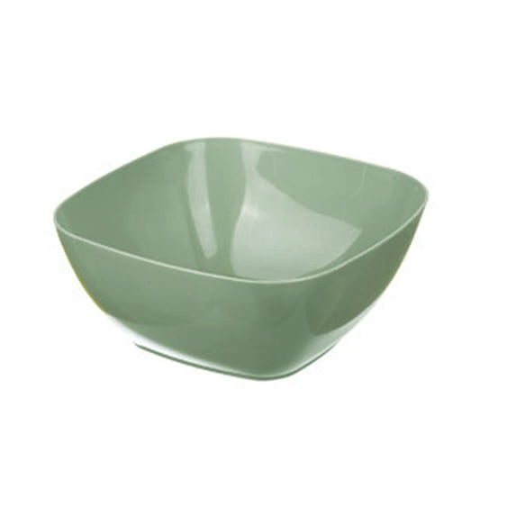 1 Pc Square Salad Bowls, Plastic Cereal Bowls, Lightweight Snack Bowls, Unbreakable Serving Bowl, Multi-Function Reusable Bowl for Ice cream, Soup, Side Dishes, Berries, 5.51x3.54x2.56 inch