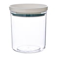 thumbnail image 1 of 1 Pc Stackable Plastic Food Jars Gal Heat-Safe, Dishwasher-Safe, Air-Tight Pantry Organizers Moisture-proof Plastic Transparent Jar With Lid Food Grade Grain Storage Box, 350ml, 1 of 1