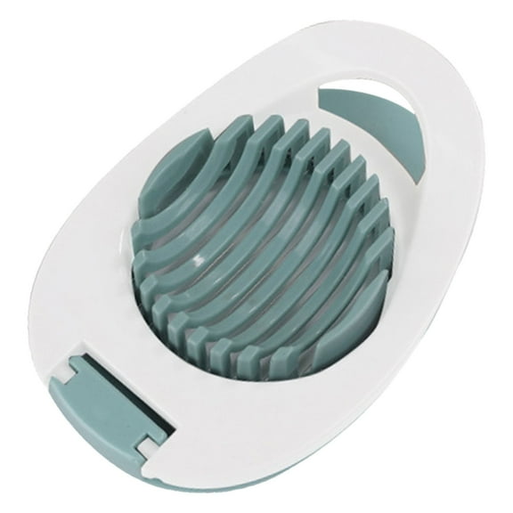 1 Pc Stainless Boiled Egg Slicer & Dicer for Hard Boiled Eggs Cutter Dicer Strawberries & Soft Effortlessly Easy Clean Kitchen Dishwasher Safe, 3.34x4.72x1.29 Inch, Blue
