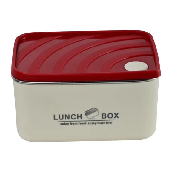 1 Pc Stainless Steel Food Storage Containers with Lids, Snack Containers, Metal Marinating Snack Containers Box, Metal Containers for Meal Prep, Candy Snack, 5.51x4.13x2.95 Inch