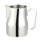 1 Pc Stainless Steel Milk Pitcher Latte Art Practical Eagle Mouth Design Milk Frothing Pitcher Creamer Frothing Pitcher for Espresso Machines Milk Frothers (450ml)