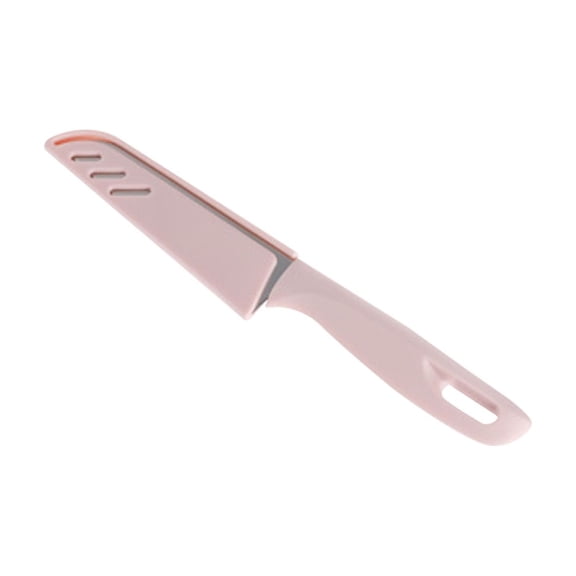 1 Pc Stainless Steel Paring Knife Sharp Vegetable and Fruit Knife with Sheath Cover Nonstick Blade Knife Small Kitchen Peeling Knives Ergonomic Handle & Sheath, 8.3 Inch, Pink