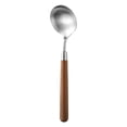 thumbnail image 1 of 1 Pc Stainless Steel Soup Spoon with Wood Handle, Heavy-Duty Dinner Round Soup Spoon, Lightweight Elegant Spoons for Home Camping Travel, 7.24x1.85 inch, 1 of 9