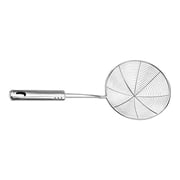 1 Pc Stainless Steel Spider Strainer Skimmer Ladle Asian Strainer Ladle Wire Skimmer Spoon with Handle Kitchen Utensils Wire Strainer for Cooking, Frying, 13.4x5.9 Inch, Silver