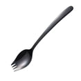 thumbnail image 1 of 1 Pc Stainless Steel Sporks, Salad Forks, Spork Spoon for Ice Cream Spoon, Long Handle Dessert Spoons, Fruit Appetizer Dessert Spoons, 6.02 Inch, Black, 1 of 3