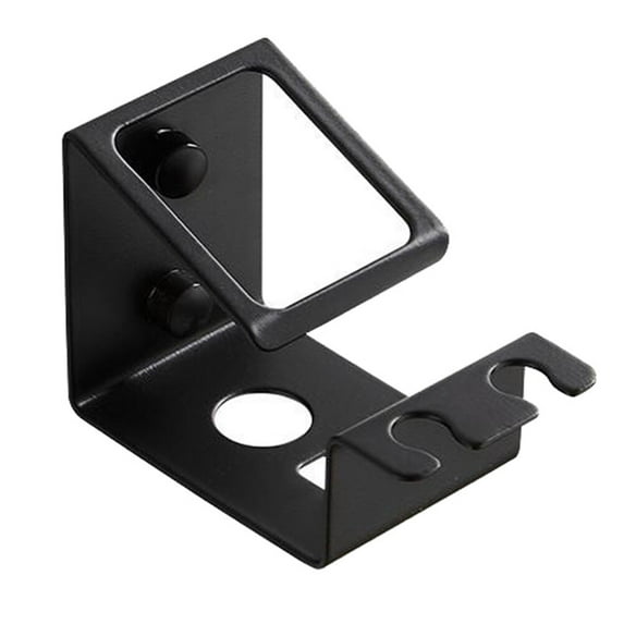 WEAVILUX Stainless Steel Toothbrush Holder Black Wall Mount Organizer Rack for Bathroom Storage