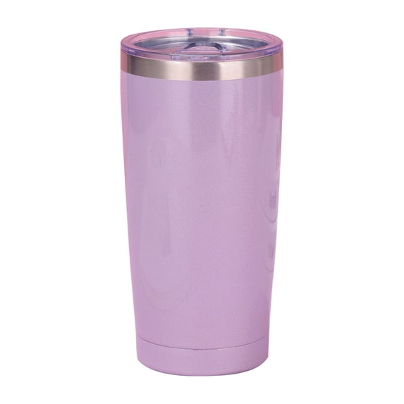 1 Pc Stainless Steel Tumbler Birthday Gift Tumbler Cup Steel Insulated Coffee Travel Mug Cup Insulated Water Bottle CuteTumbler Water Bottle for Gift Home Travel Work, 20 OZ, Purple