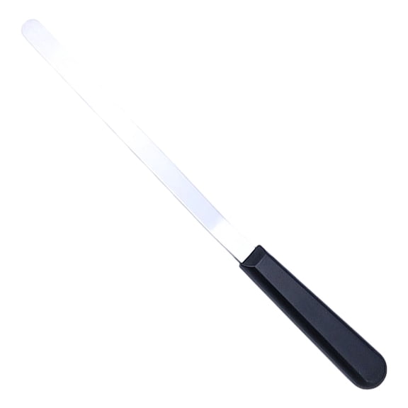 1 Pc Straight Icing Spatula, 10.9"×0.5" Stainless Steel Offset Spatula, Frosting Spreader, Cake Spatula, Long Blade Baker Spatula, Professional Baking Utensil for Precise Cake Decorating