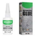 thumbnail image 1 of 1 Pc Strong & Instant Bond Glue,Universal Super Glue,Welding High Strength Oily Glue,Universal Superglue,Mighty Instant Glue for Resin Ceramic Metal Glass (White), 1 of 7