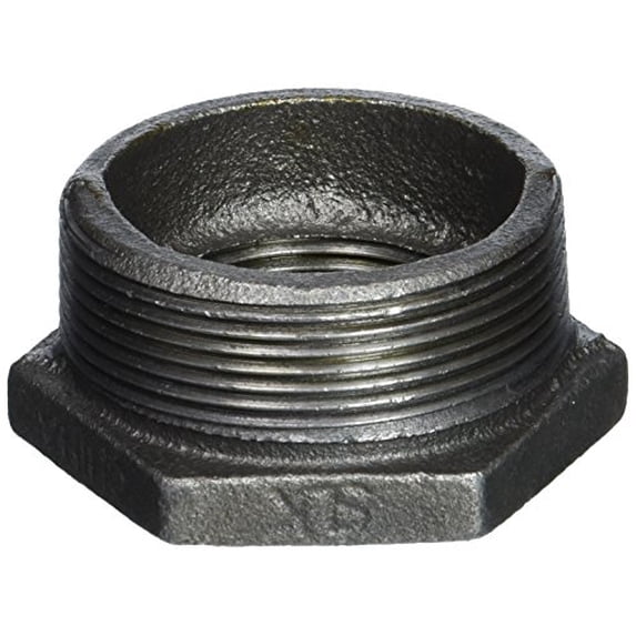 STZ Industries 2 in. MIP each X 1-1/2 in. D FIP Black Malleable Iron Hex Bushing