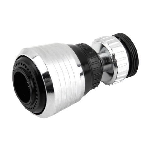 1 Pc Swivel Faucet Aerator 360° Swivel Kitchen Sink Faucet Aerator Water Saving Faucet Sprayer Faucet Sprayer Attachment Tap Aerator Faucet Nozzle Faucet for Kitchen, Bathroom, 2.76", Silver