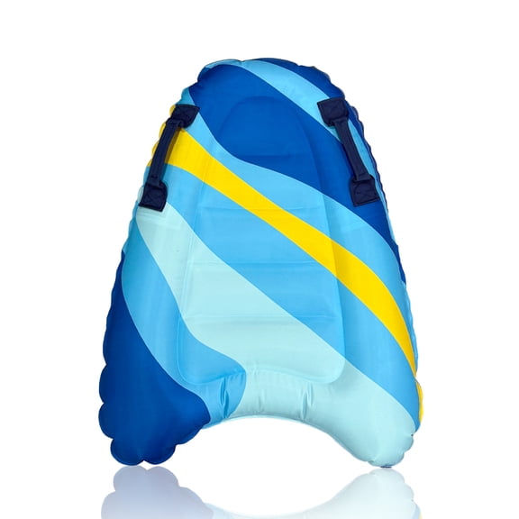 1 Pc Thick Pvc Inflatable Surfboard For Swimming, Portable Sea Surfing And Water Skiing Board, Suitable For Beach Pool Vacations
