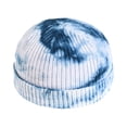 thumbnail image 1 of MOKKHNB Hip Hop Knit Beanies Caps Tie-Dyed Woolen Hat Cotton Yarn 1 Pc Everyday Use, 1 of 10