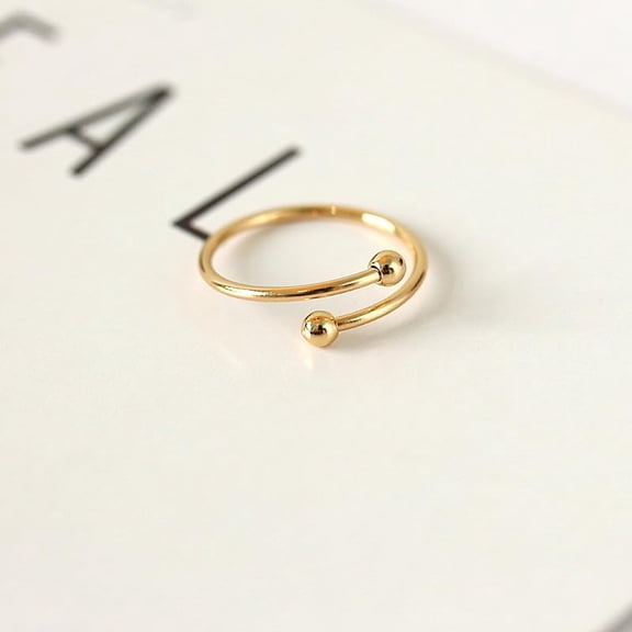 1 Pc Tiny Balls Ring Dainty Tiny Balls Knuckle Stacking Rings Promise Rings Trendy Elegant Unique Rings Engagement Wedding Prom Valentine's Day Elegant Gifts Golden
