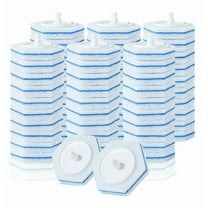 1 Pc ToiletWand Disinfecting Refills, Toilet Bowl Wand Refills, Disposable Toilet Brush Heads, Wall Mounted Scrubber Refill, Cleaner Refill Pads with Most Brushes for and Bathroom Cleaning, Blue